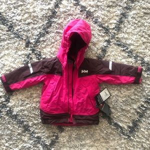 NWT Toddler Helly Hansen insulate pink jacket 2T